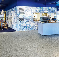 Forbo Allura Material 63431DR7-63431DR5 grey cement (100x100 cm) фото 2 | FLOORDEALER